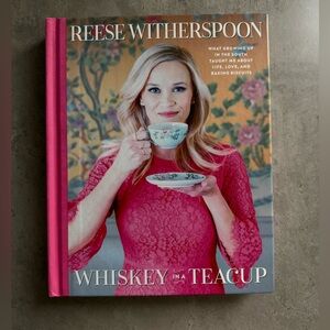Reese Witherspoon "Whiskey in a Teacup" Hardcover - Pink Cover